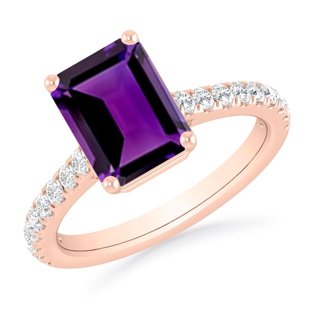 Rose Gold - Amethyst