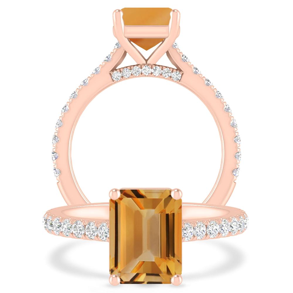 Rose Gold - Citrine