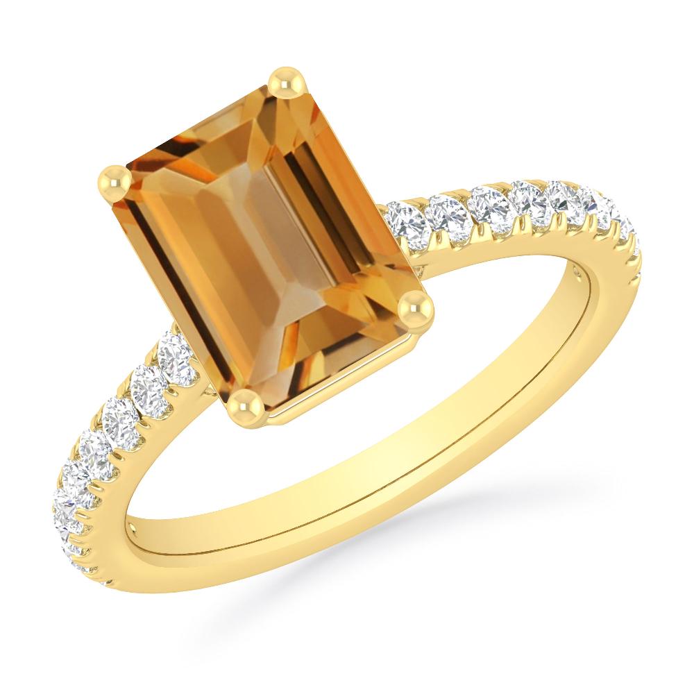 Yellow Gold - Citrine