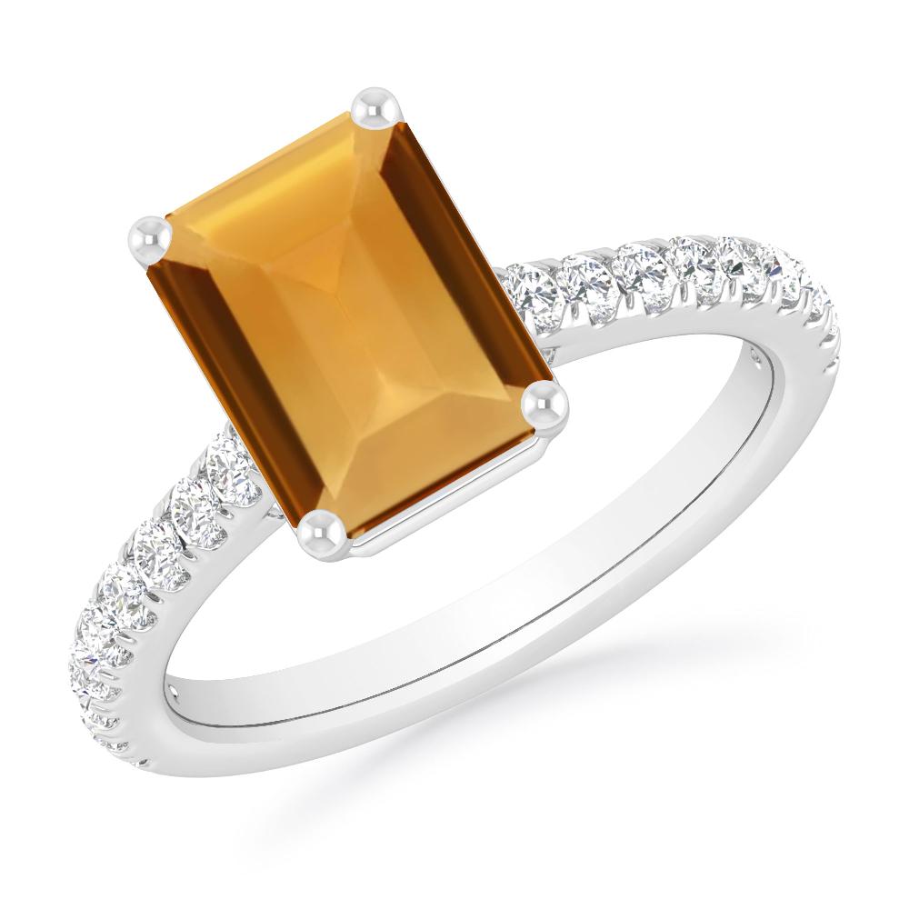 White Gold - Citrine