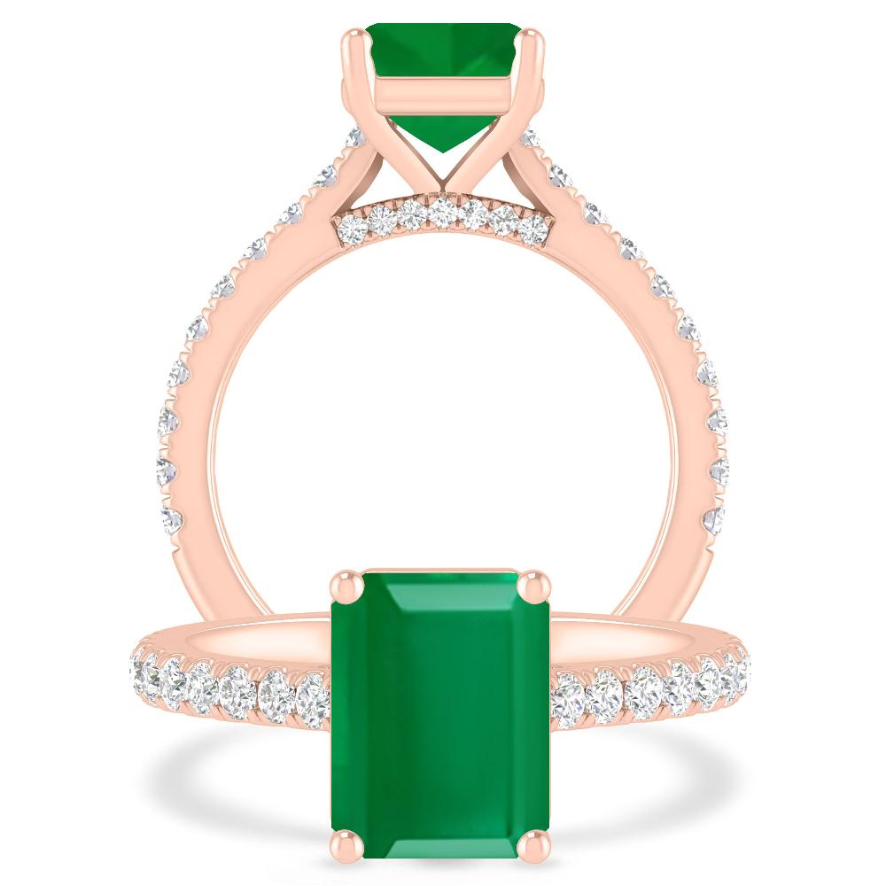 Rose Gold - Emerald