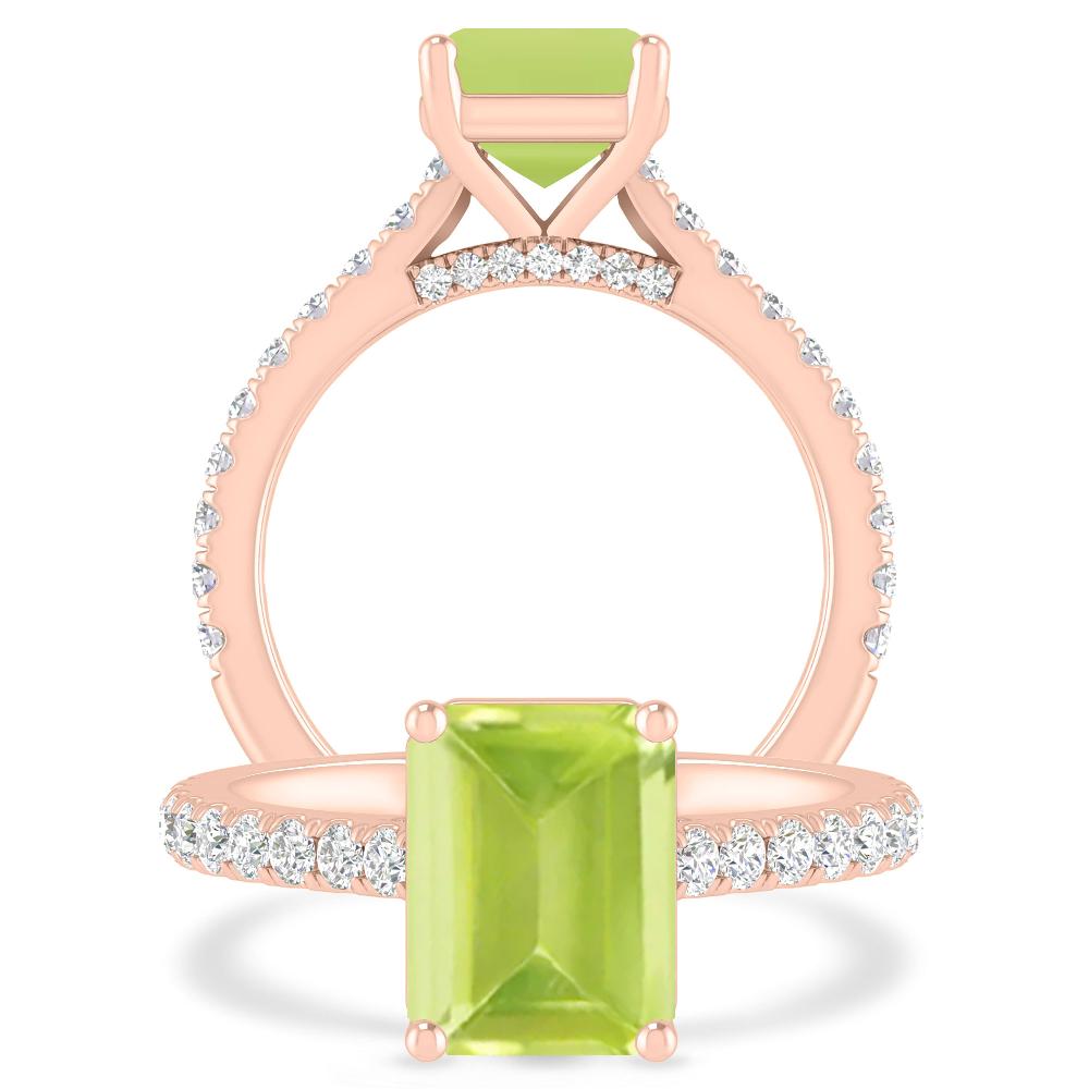 Rose Gold - Peridot