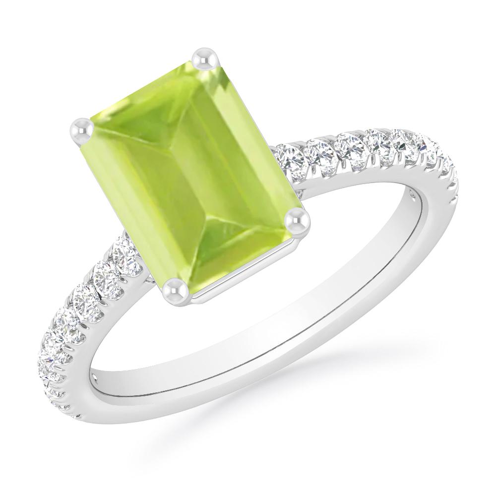 White Gold - Peridot