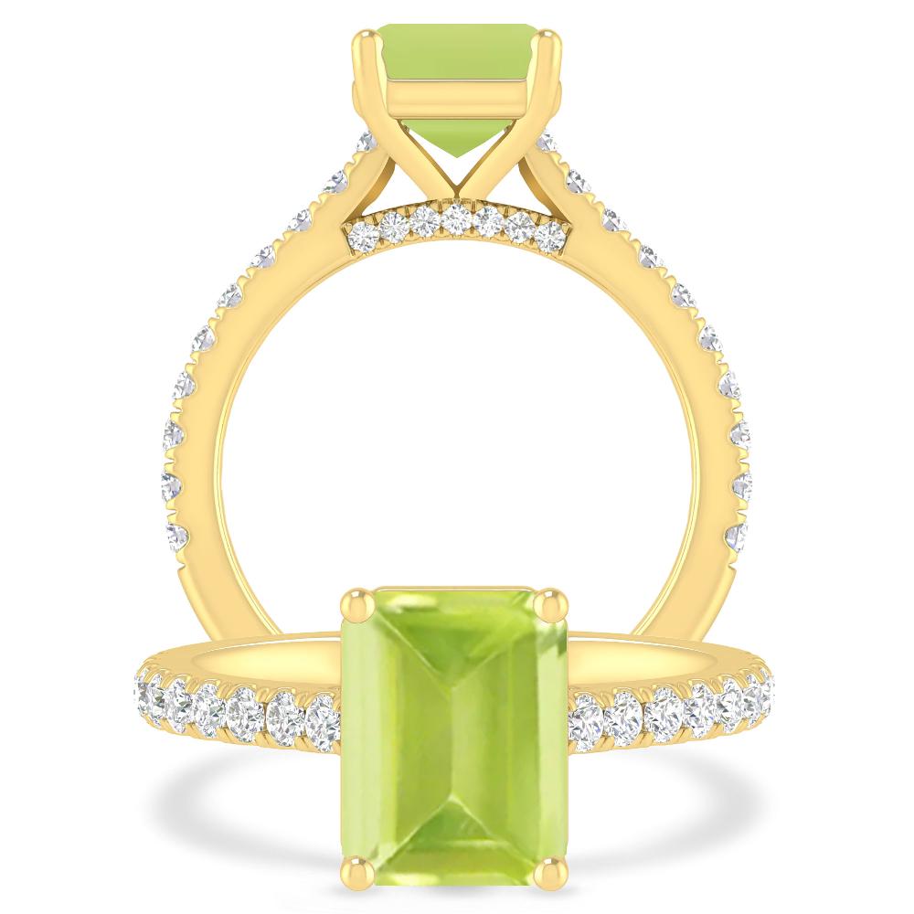 Yellow Gold - Peridot