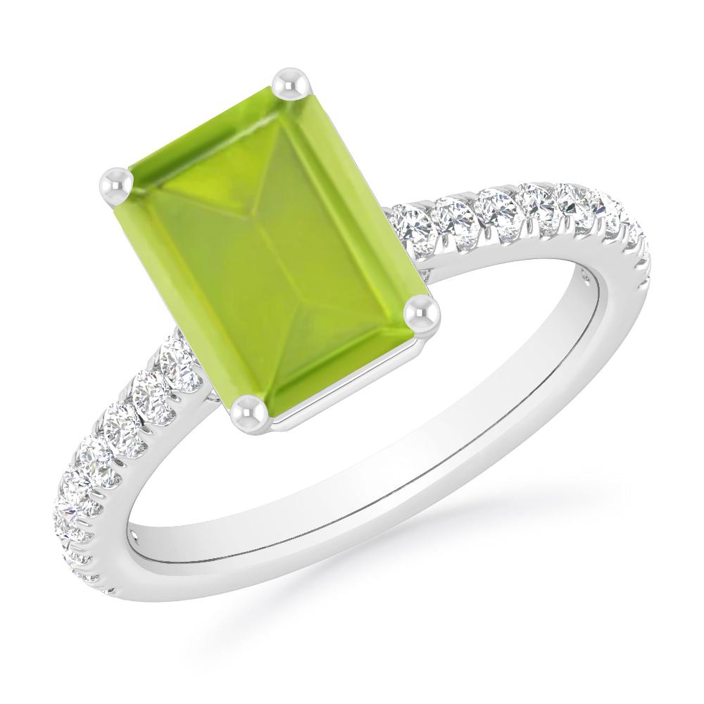 White Gold - Peridot