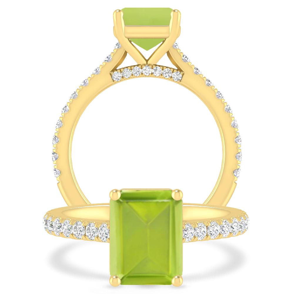 Yellow Gold - Peridot