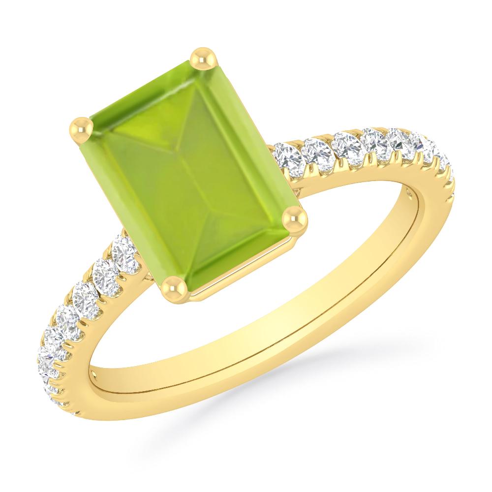 Yellow Gold - Peridot