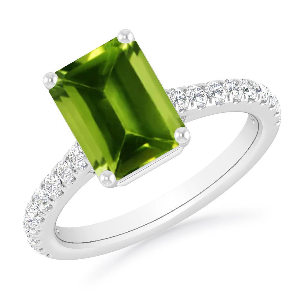 White Gold - Peridot