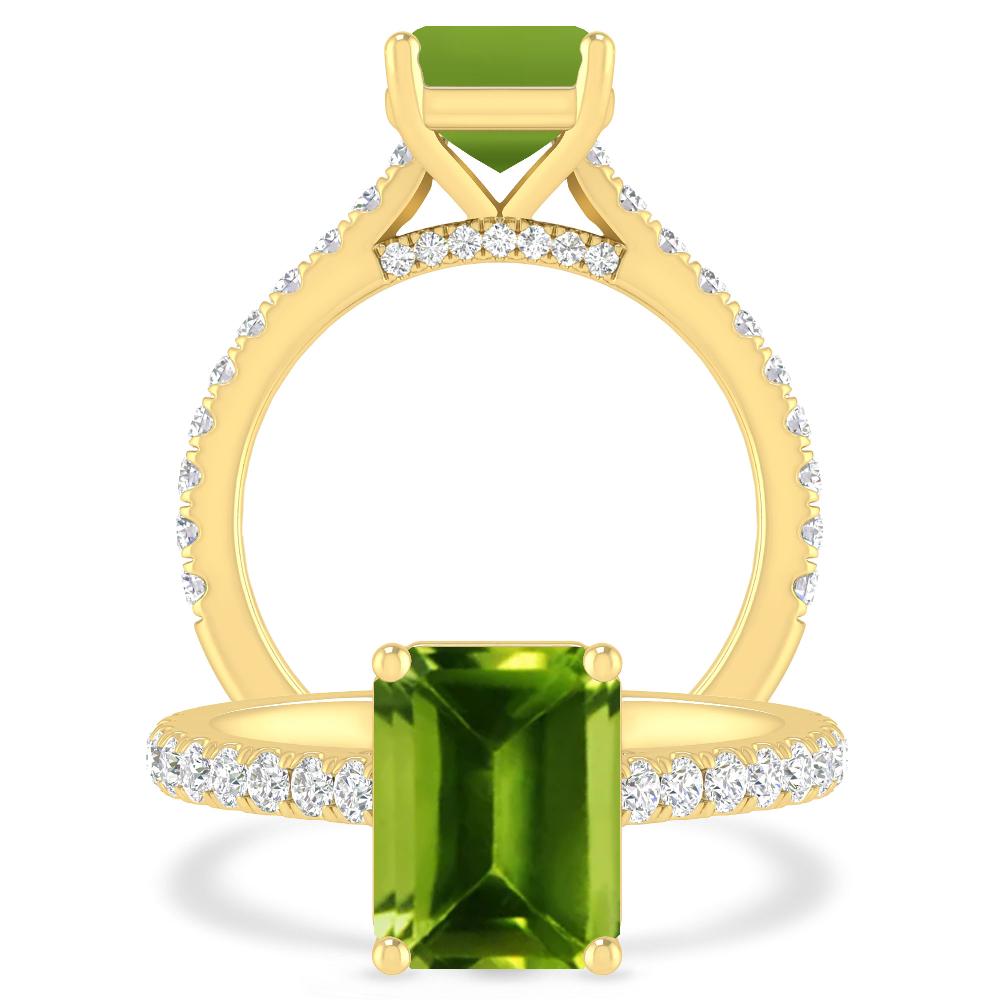 Yellow Gold - Peridot