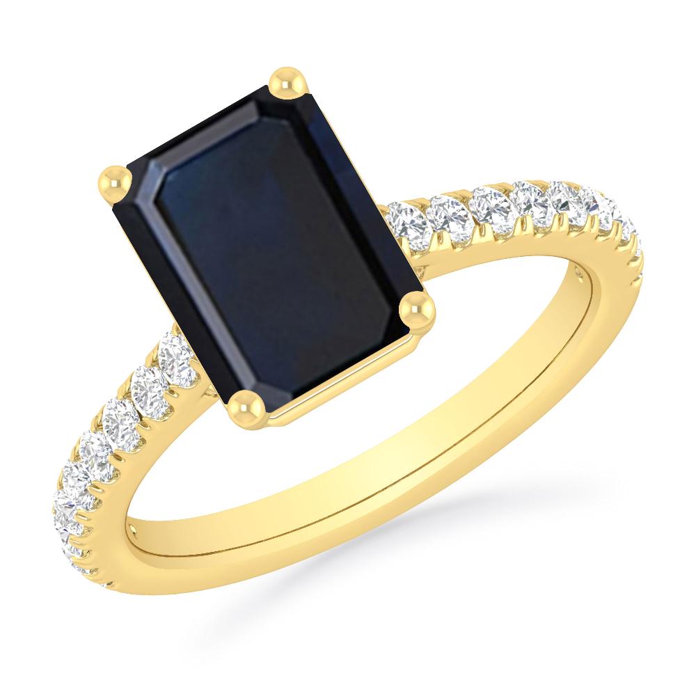 Yellow Gold - Sapphire