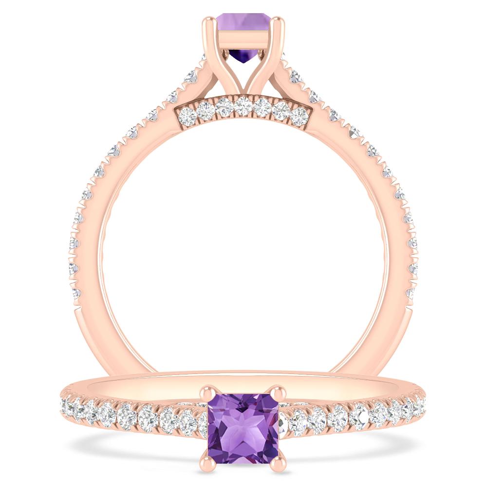 Rose Gold - Amethyst