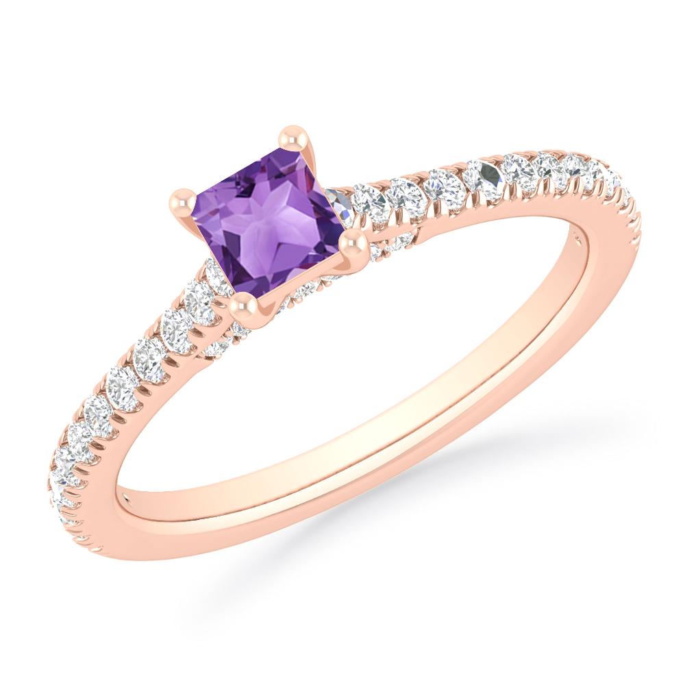 Rose Gold - Amethyst