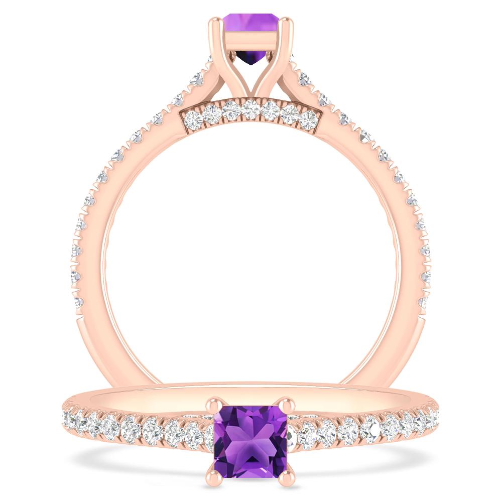 Rose Gold - Amethyst