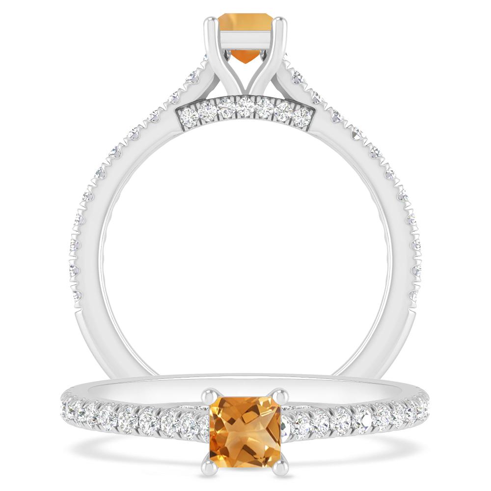 White Gold - Citrine