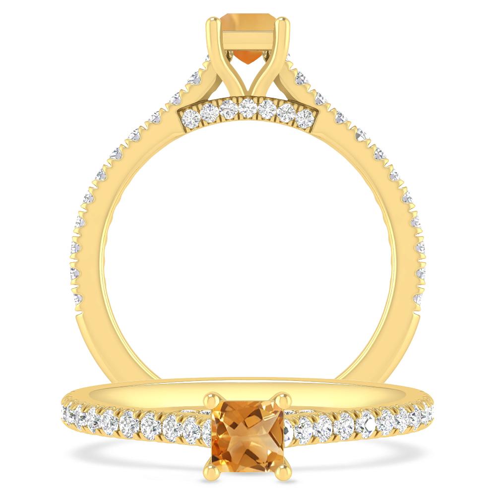 Yellow Gold - Citrine