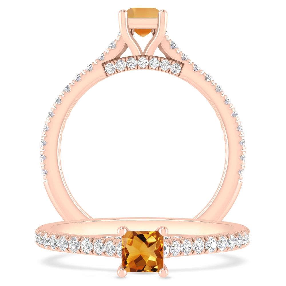 Rose Gold - Citrine