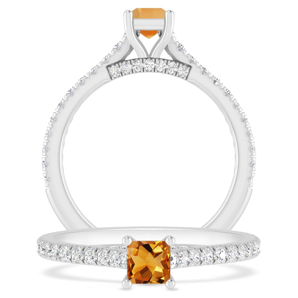 White Gold - Citrine