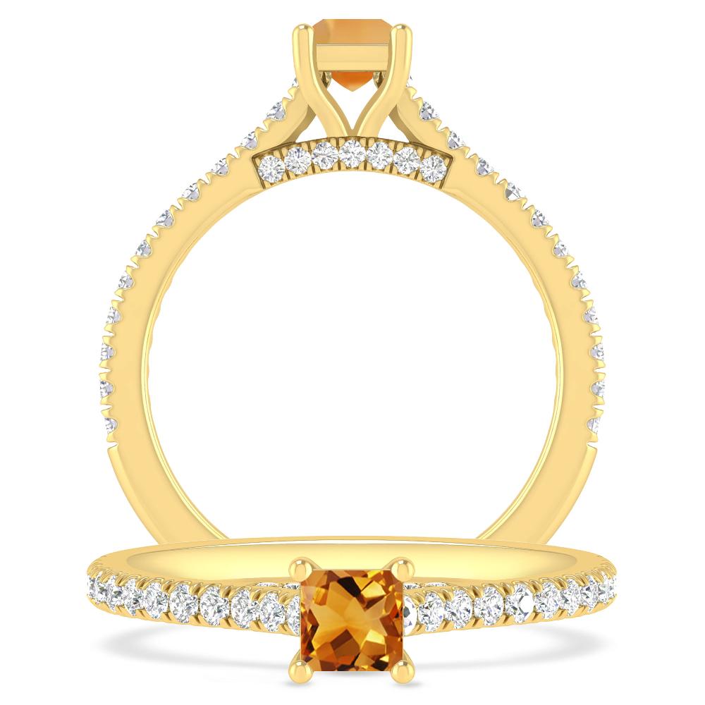 Yellow Gold - Citrine