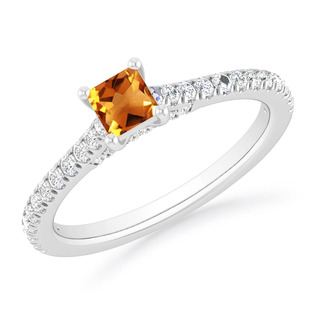 White Gold - Citrine