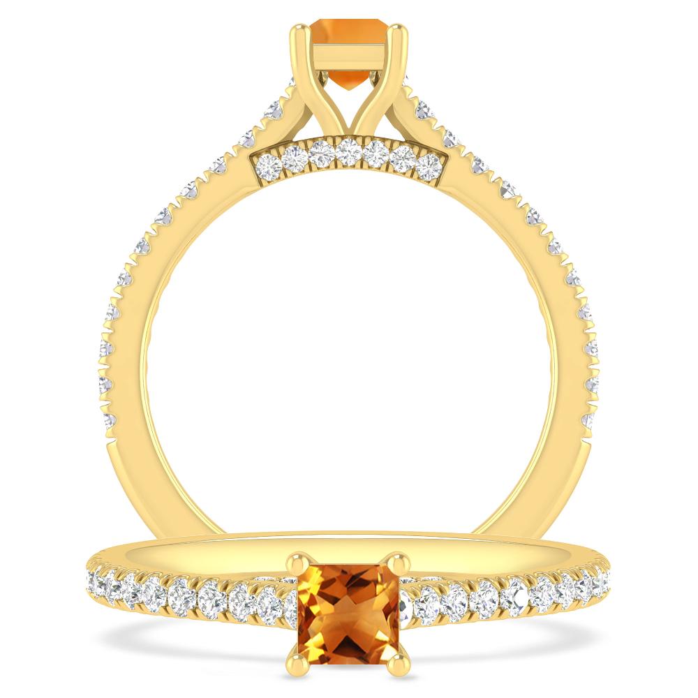 Yellow Gold - Citrine