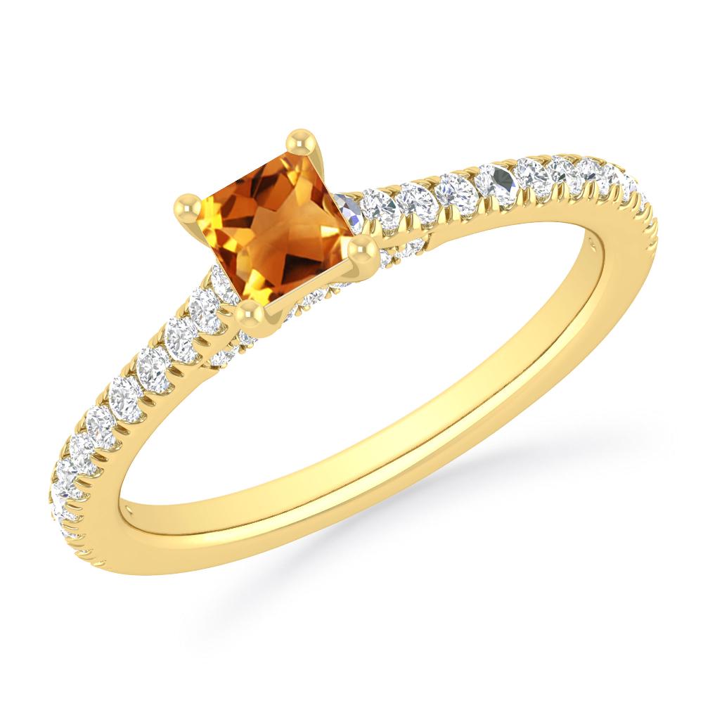 Yellow Gold - Citrine