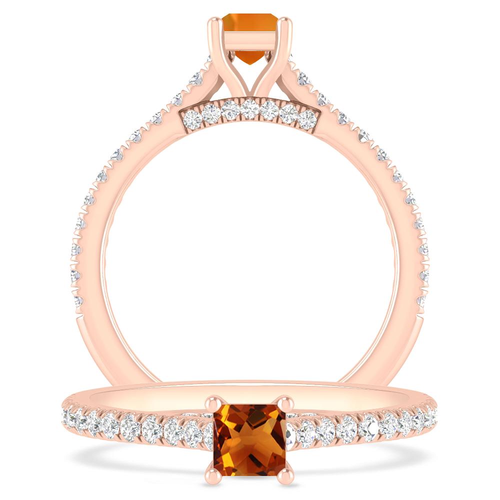 Rose Gold - Citrine