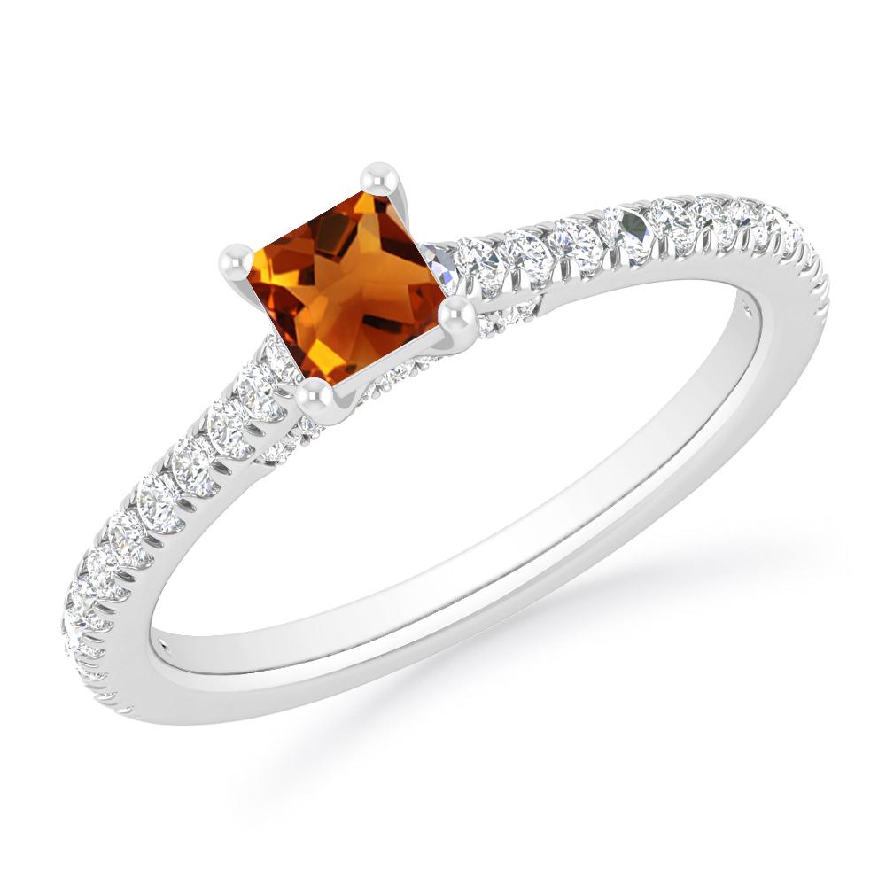 White Gold - Citrine