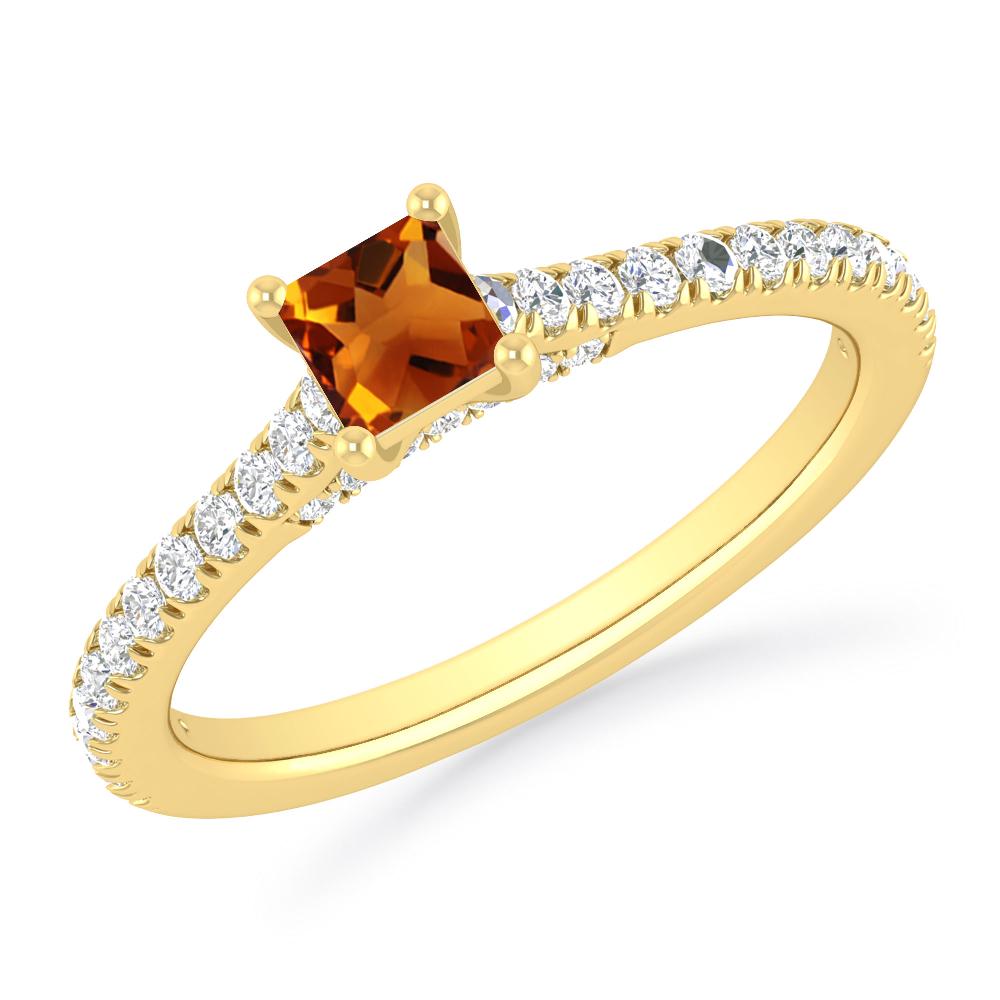 Yellow Gold - Citrine