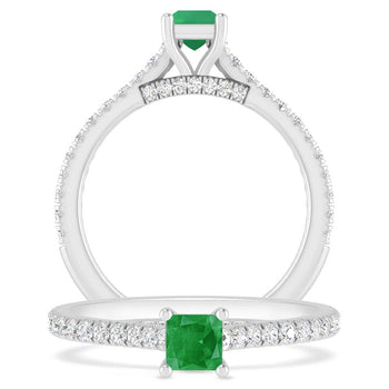 White Gold - Emerald