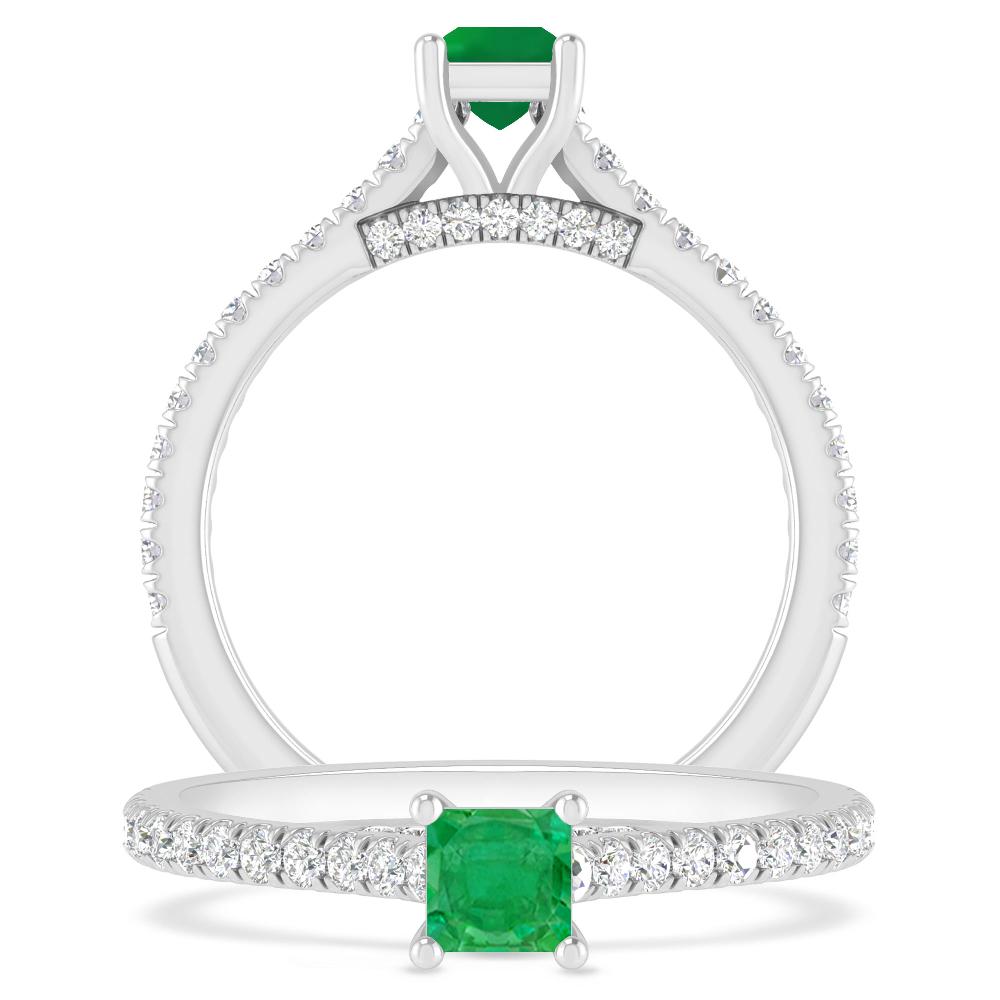 White Gold - Emerald