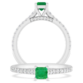 White Gold - Emerald