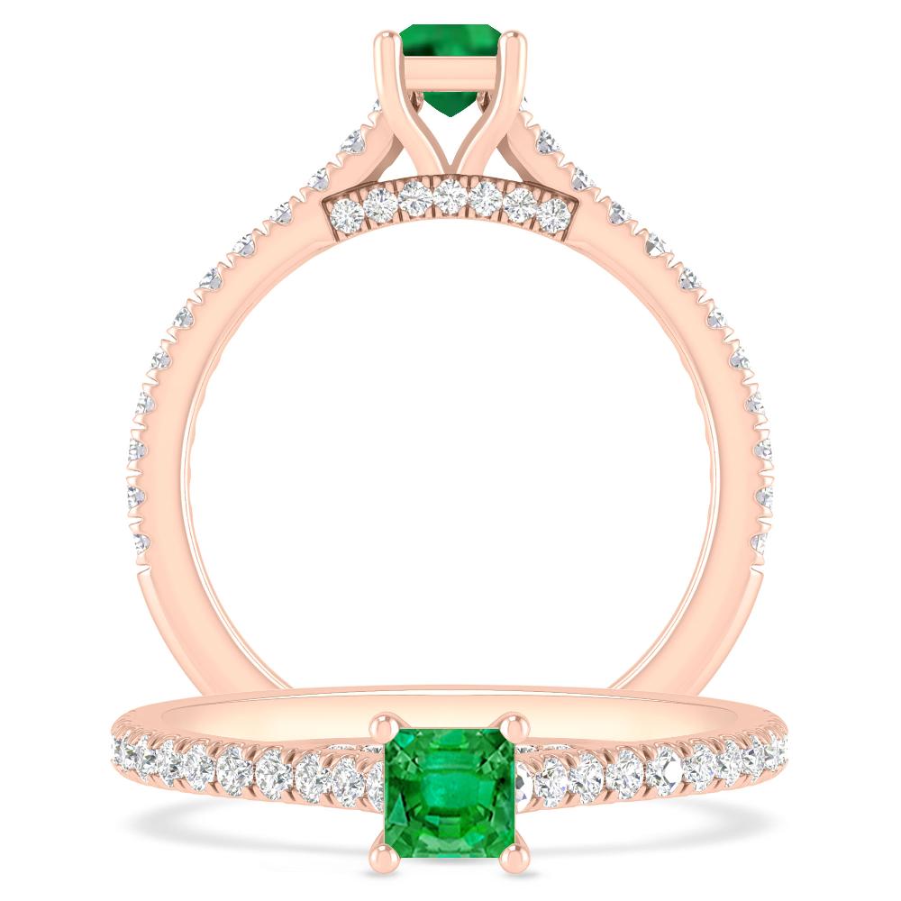 Rose Gold - Emerald