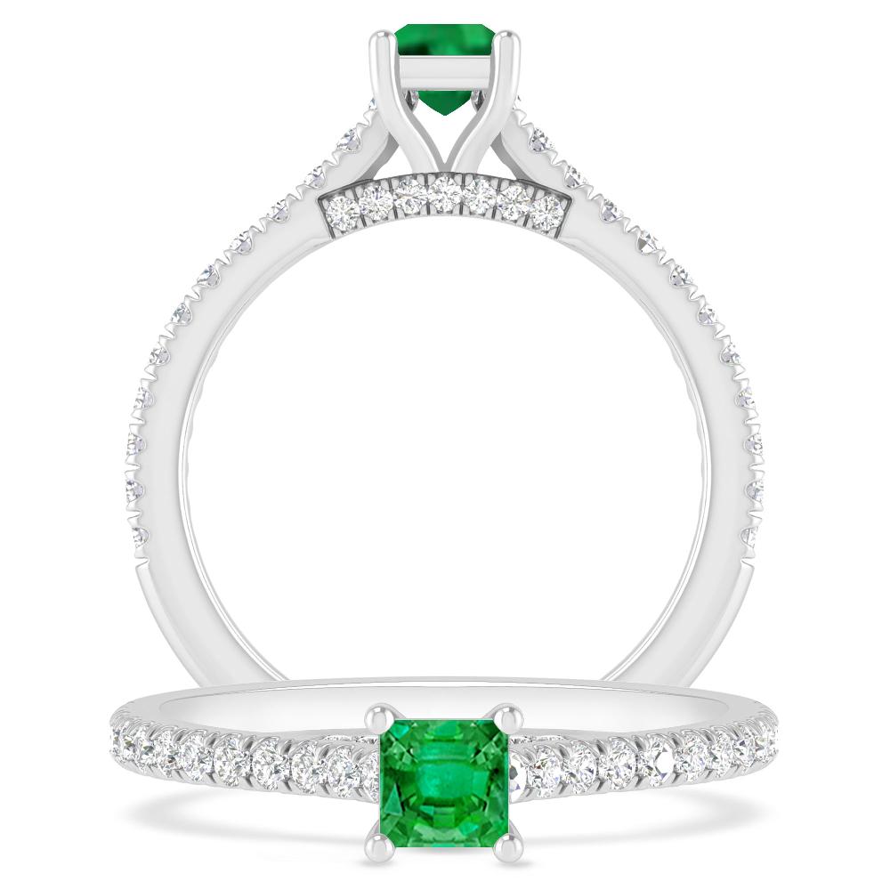 White Gold - Emerald