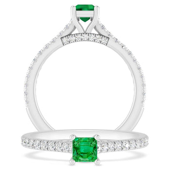 White Gold - Emerald