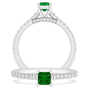 White Gold - Emerald