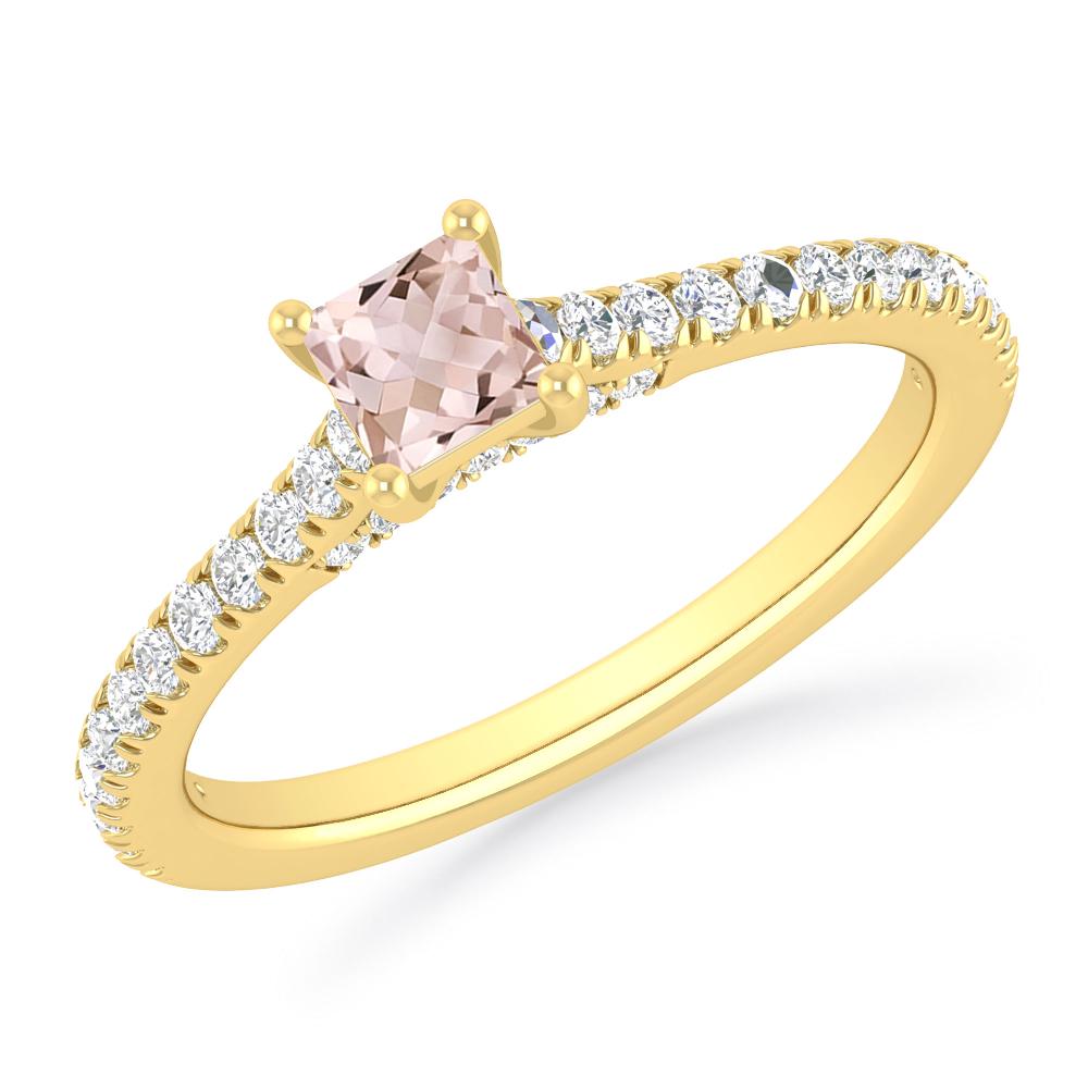 Yellow Gold - Morganite