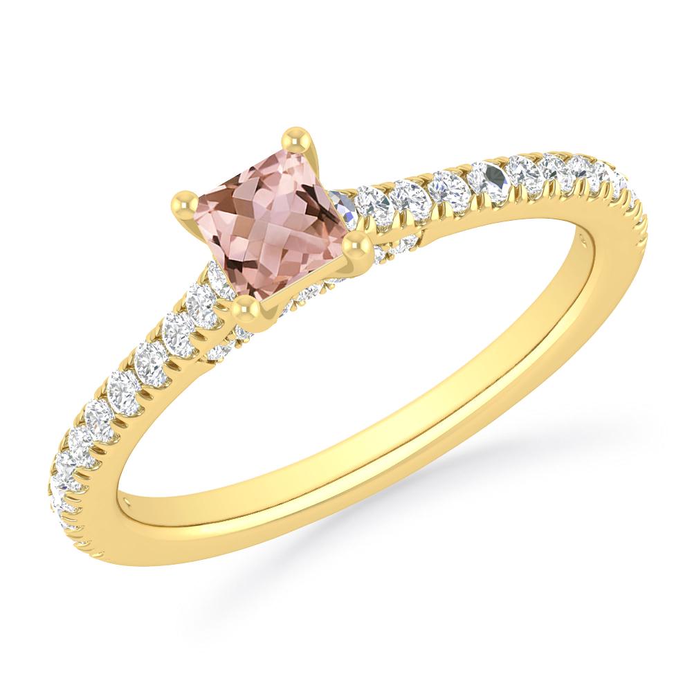 Yellow Gold - Morganite