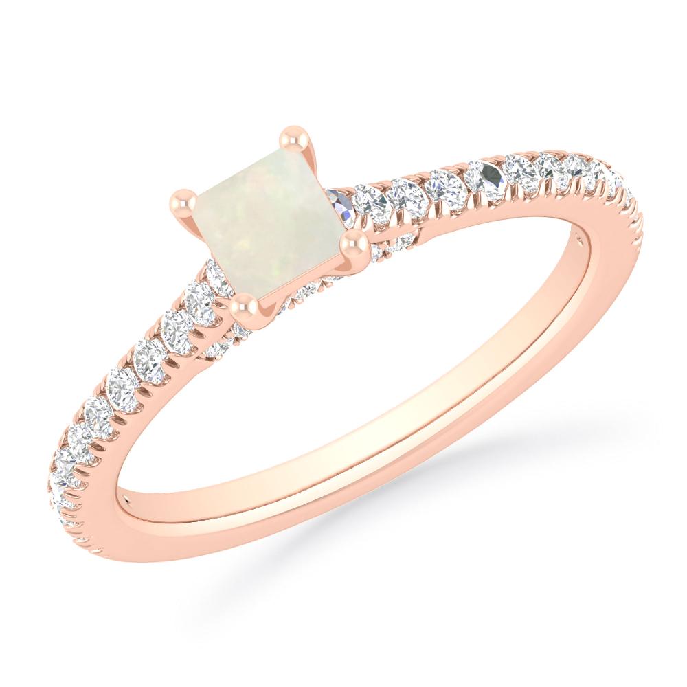 Rose Gold - Opal