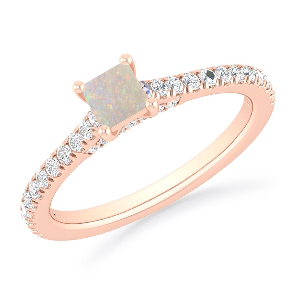 Rose Gold - Opal