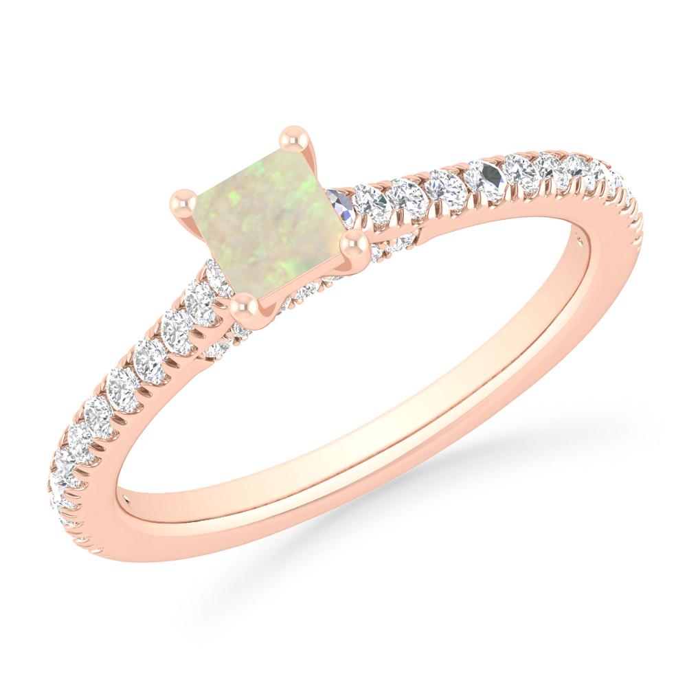 Rose Gold - Opal