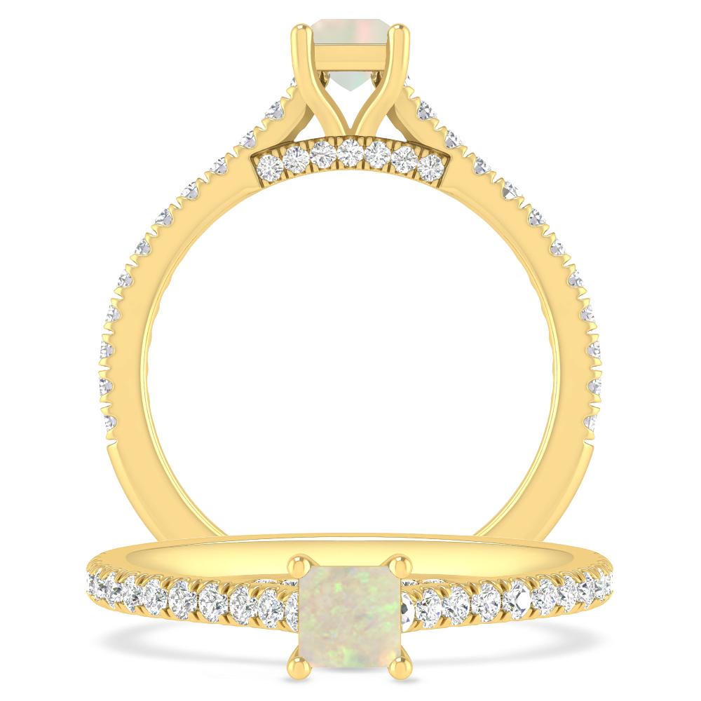 Yellow Gold - Opal