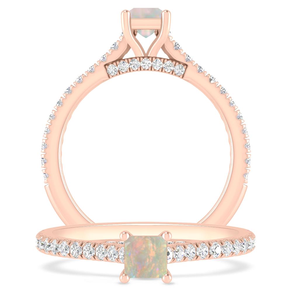 Rose Gold - Opal