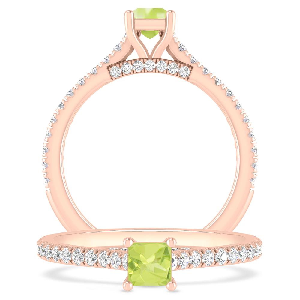 Rose Gold - Peridot