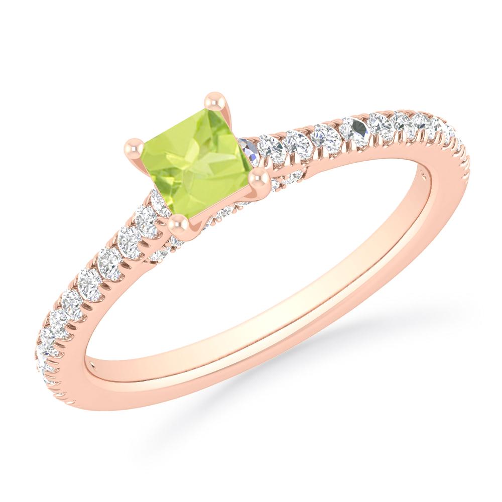 Rose Gold - Peridot