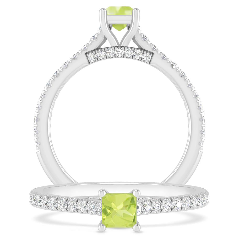 White Gold - Peridot