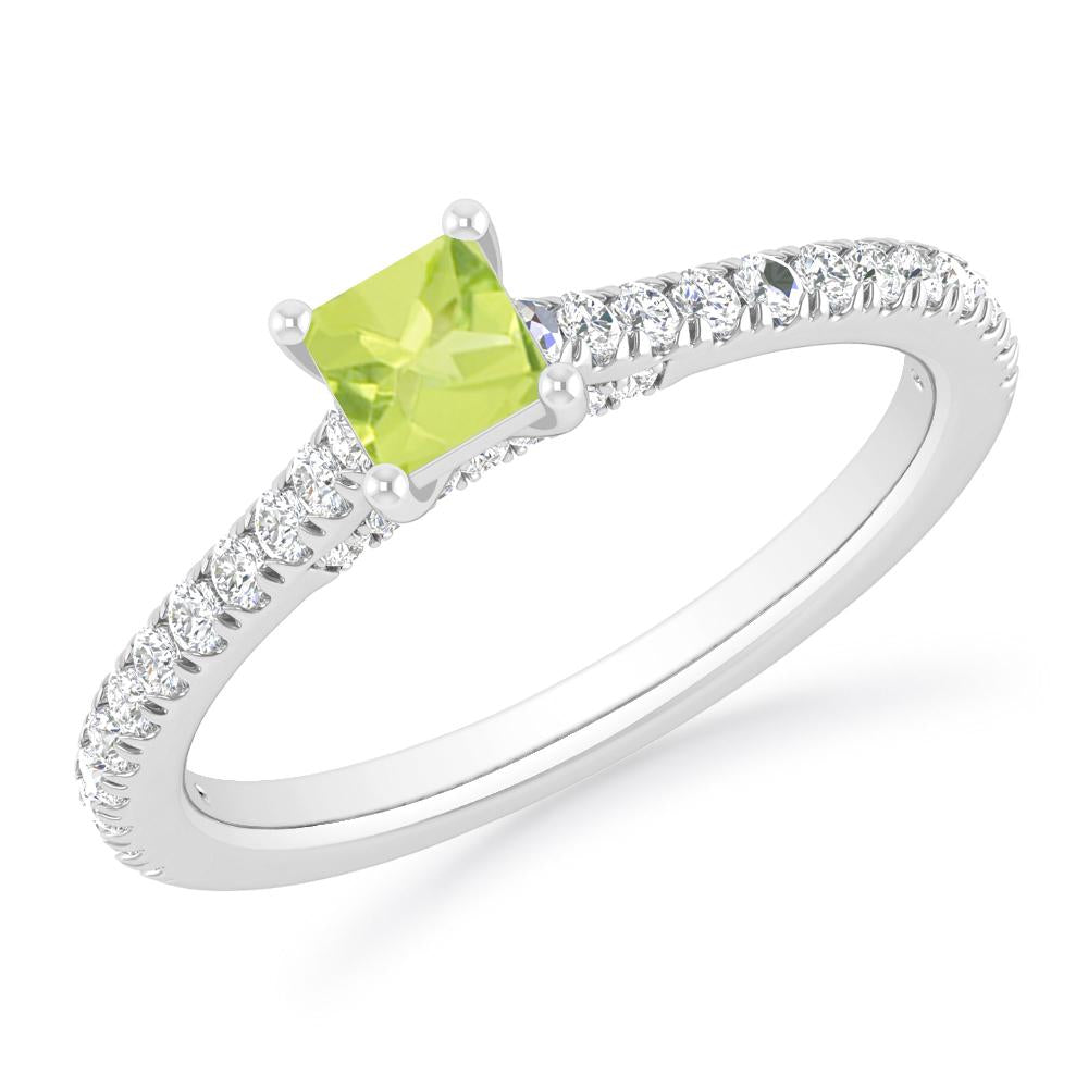 White Gold - Peridot