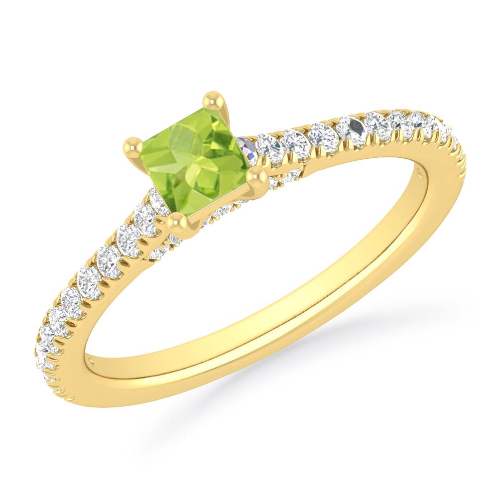 Yellow Gold - Peridot