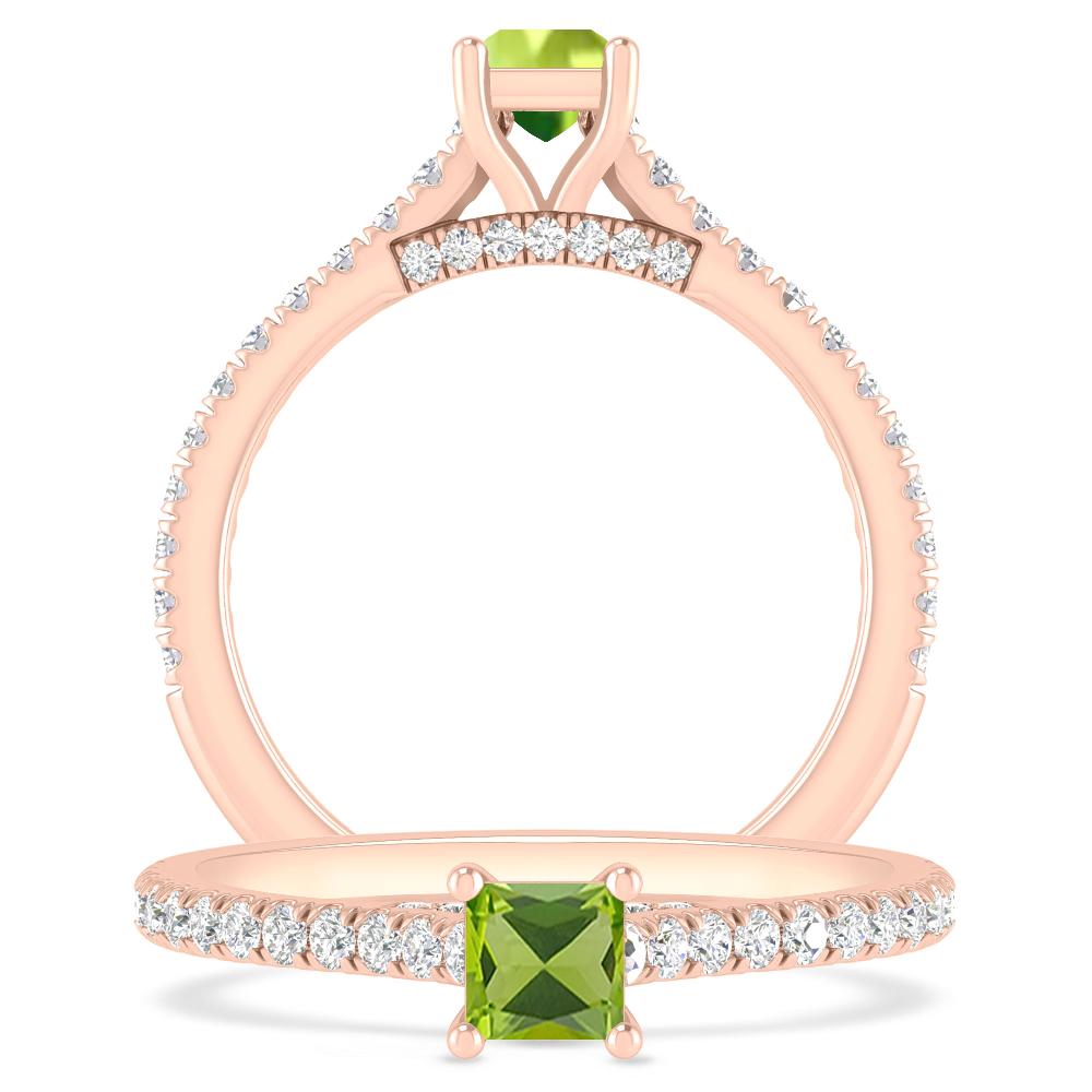 Rose Gold - Peridot