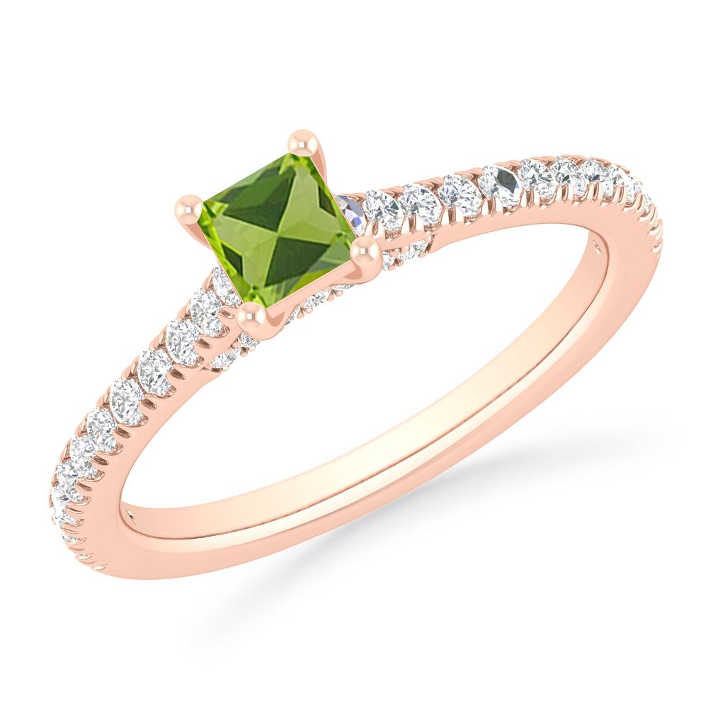 Rose Gold - Peridot