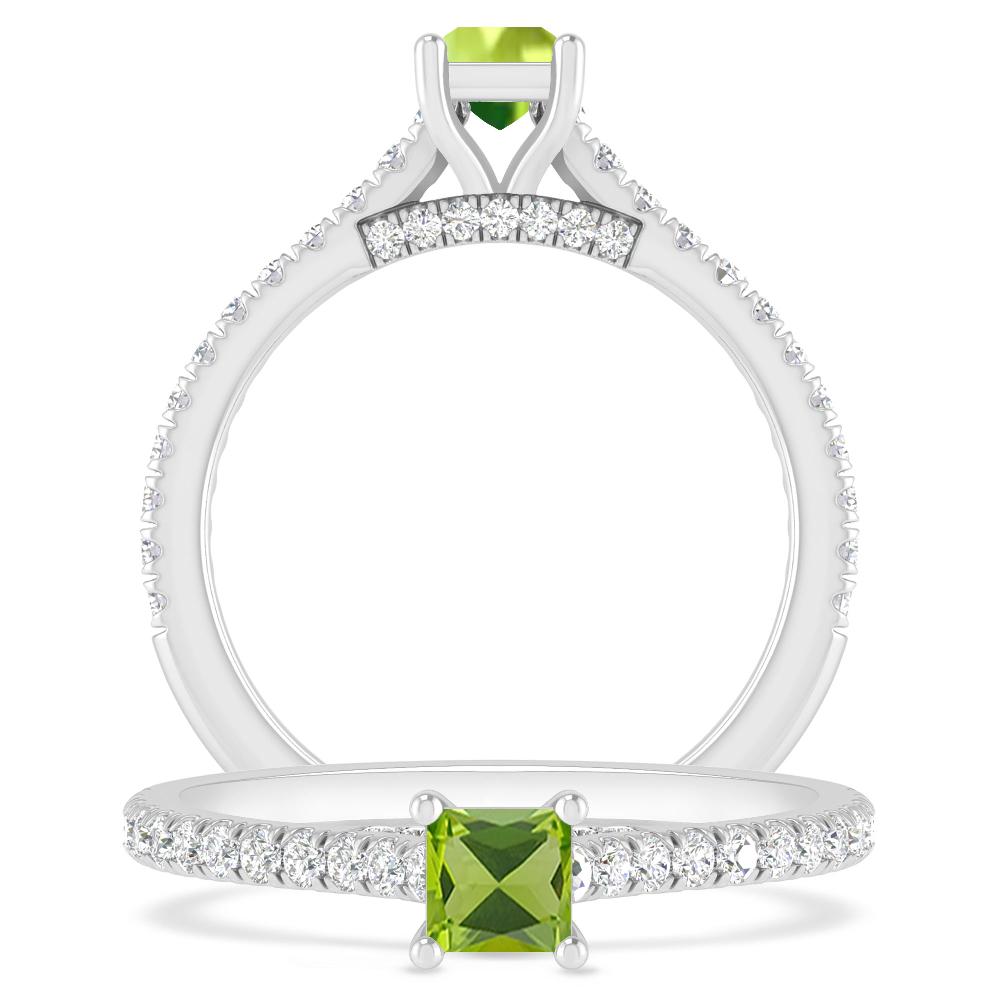 White Gold - Peridot